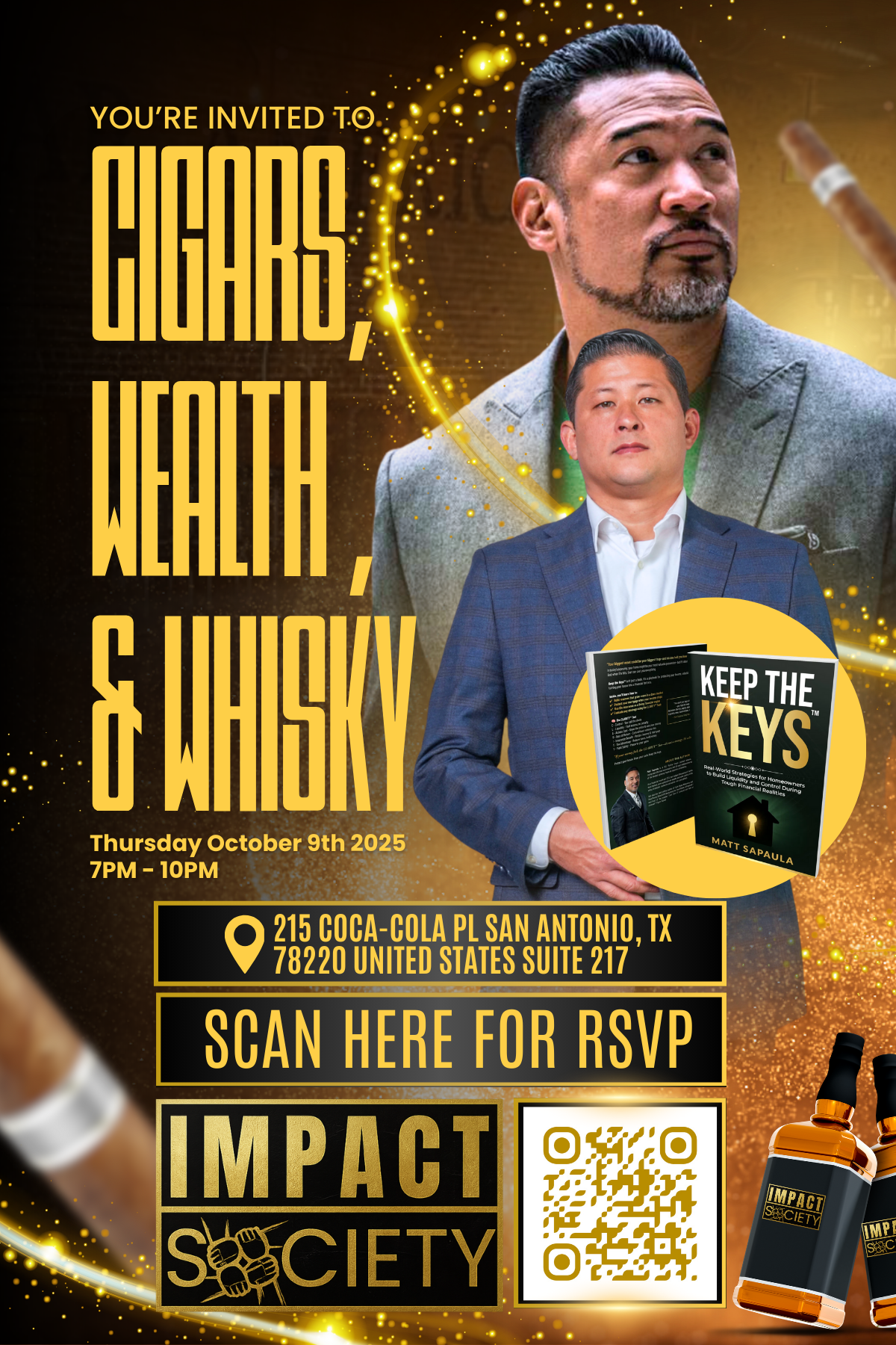 Cigars, Wealth & Whisky Event