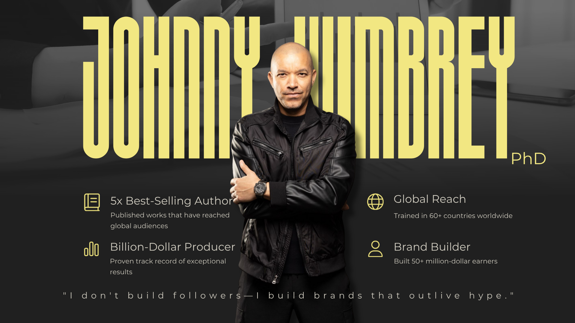 Johnny Wimbrey PhD - Bio