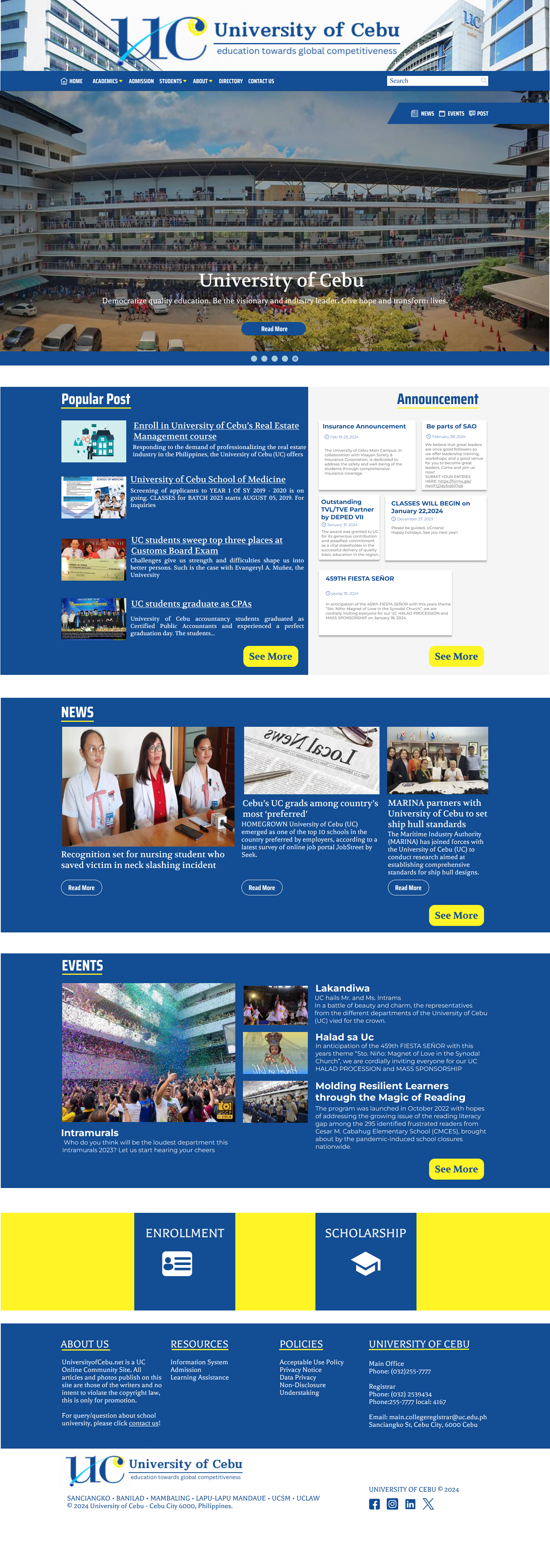 Homepage - Hero & About Section